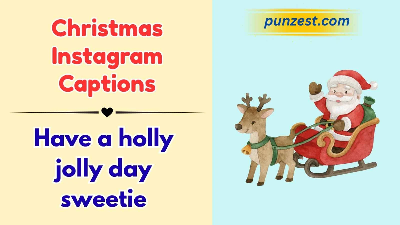 Christmas Instagram Captions