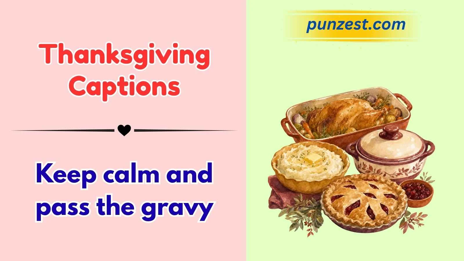 Thanksgiving Captions